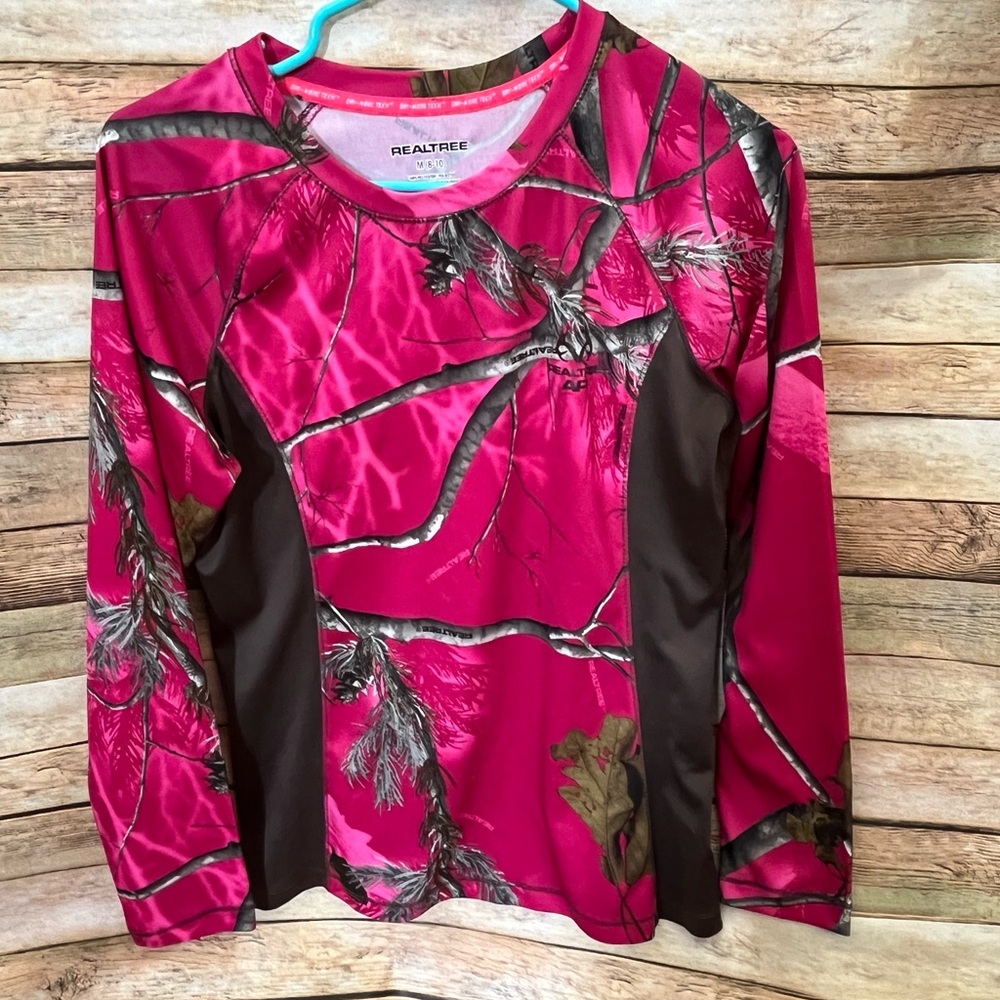 Pink realtree. Long sleeve dry fit